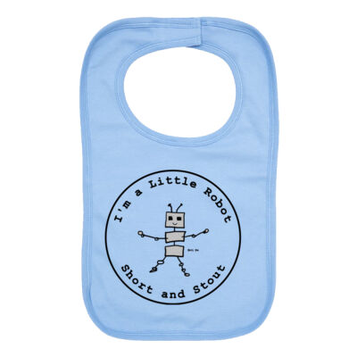 I'm a Little Robot Baby Bib Thumbnail
